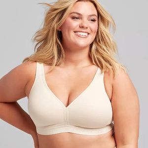 Cacique Cream Comfort Bra